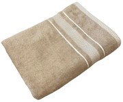 Froté osuška deluxe Monako hnedý 70x140cm