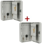 Skrinka na kľúče s mechanickým zámkom 1+1 ZADARMO, 48 kľúčov