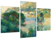 Obraz - Auguste Renoir, View of Monte Carlo from Cap Martin, reprodukcia (90x60 cm)