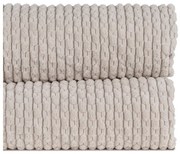 Béžový prešívaný pléd 230x260 cm – Ixia