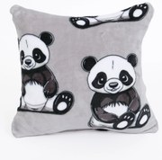 Obliečka na vankúšik mikroplyš Exclusive 40 × 40 cm - Panda