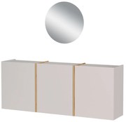 Krémová predsieňová zostava 138x200x27 cm Libbiano – Germania