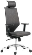 ANTARES Kancelárska stolička EDGE čalúnená sivá