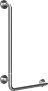Bemeta Design HELP: Madlo, 890 mm, v tvare L, ľavé, skladané, s krytkou, nerez, mat - 301154042