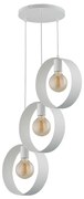 Luster na lanku HAPPY 3xE27/60W/230V biela