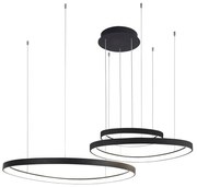 Azzardo AZ5027 - LED Luster na lanku AMANDA LED/150W/230V čierna