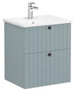 VitrA Root kúpeľňová skrinka s umývadlom 60x67x46 cm zelená mat ROOTG60GINTS