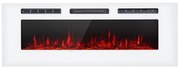 Klarstein Galeras, elektrický nástenný a vstavaný krb, 1800 W, LED, 3 farby, časovač