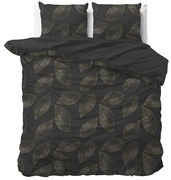 Saténové posteľné obliečky Deluxe 200x220 cm - Zlaté lísty