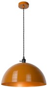 Lucide 30485/40/44 - Luster na lanku MARNE 1xE27/60W/230V oranžová