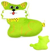 3D mikroplyšový detský vankúšik Mačka Tiahome