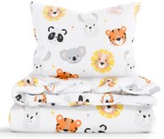 Bavlnené obliečky Renforcé do postieľky - Zvieratká v Zoo