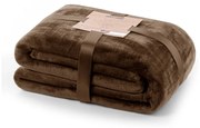 Hnedá deka z mikrovlákna DecoKing Mic, 150 x 200 cm