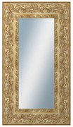 DANTIK - Zrkadlo v rámu, rozmer s rámom 50x90 cm z lišty KŘÍDLO ozdobné zlaté (2890)