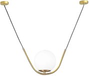Toolight - Stropné kovové svietidlo, biela-zlatá, OSW-08321