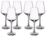 Poháre v súprave 6 ks na víno 250 ml Sandra – Orion