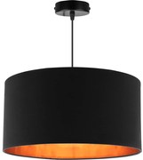 Závesné svietidlo Shade, 1x textilné tienidlo (výber zo 4 farieb), (výber z 3 farieb konštrukcie), (fi 40cm), g