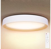 Brilagi - stmievateľné LED stropné svietidlo LARIOS, 72 W, 230 V, biela, pr. 59 cm + diaľkový ovládač