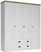 Šatník Provence S4D, sosna andersen/lefkas ciemny.