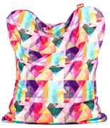 Tuli Sedací vak Funny Snímateľný poťah - Polyester Vzor Fresh