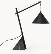 Veľká stolová lampa's mramorovým podstavcom Reyna