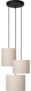 Lucide 45409/13/38 - Luster na lanku MAYA 3xE27/40W/230V krémová