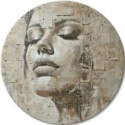 Okrúhle obrazy s akrylom Ranný bozk