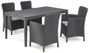 Keter Súprava záhradného nábytku Girona Miami (5-dielna súprava, antracitová)  (100279481)