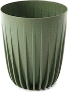 Květináč STRIPPED Eco Wood 39x46,3 cm zelený