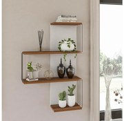 Nástenná polica CAMBEL 96x64 cm hnedá