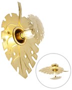 Dizajnová nástenná lampa staroružová - Carballo
