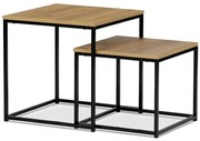 Autronic BONTEC Odkladací stolík 50x50cm, mdf, divoký dub, AF-076 OAK Farba: Prírodné
