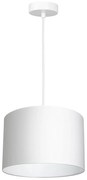 Luster na lanku ARDEN 1xE27/60W/230V pr. 25 cm biela