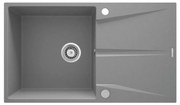 Deante ZRC_S11A - Kuchynský drez CORIO 50x86 cm granit/metalická sivá