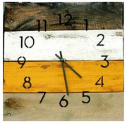 Hodiny z dreva, Nástenné hodiny drevené. Babičkyne hodiny alebo obraz  na stenu, darček nástenné dekorácie, drevené hod 12D40118