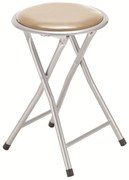 Skladacia taburetka Alto Silver béžová