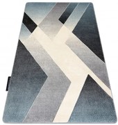 Koberec ALTER Wild geometric nebeský/sivý