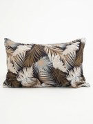 Obliečka na vankúš mikroplyš Digital 50 × 70 cm - Taisa čierno/zlatá