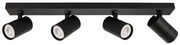 ITALUX SPL-2813-4B-BL - Bodové svietidlo LACONI 4xGU10/35W/230V čierna