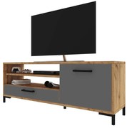TV skrinka/stolík Cascade  (dub lancaster + sivá). Vlastná spoľahlivá doprava až k Vám domov. 1098747