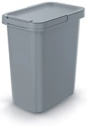 Závesný odpadkový kôš, 12 l, sivá
