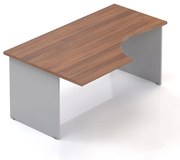Rohový stôl Visio LUX 160 x 100 cm, ľavý, orech