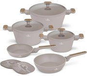 BerlingerHaus Súprava riadu s titánovým povrchom Taupe Nordic, 10 ks