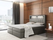 Kontinentálna posteľ Artemis, Rozmer postele: 120x200, Dostupné poťahy: ekokoža Soft 029 (sivá)