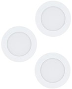 Eglo 98631 - SADA 3x LED podhľadových svietidiel FUEVA 3xLED/5W/230V