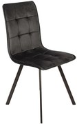 Stolička Orlando čierny velúr