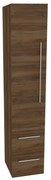 Mereo Bino, kúpeľňová skrinka vysoká 163 cm, ľavá, Multidecor, Orech Pacifik tabákový, MER-CN697OPT2