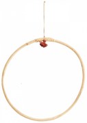 MADAM STOLTZ Závesný bambusový kruh Bamboo 30 cm