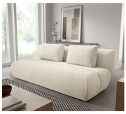 Rozkladacia trojmiestna pohovka FANO krémová