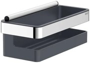 Keuco Moll polička so stierkou chróm/antracit 12759010000 12759010001